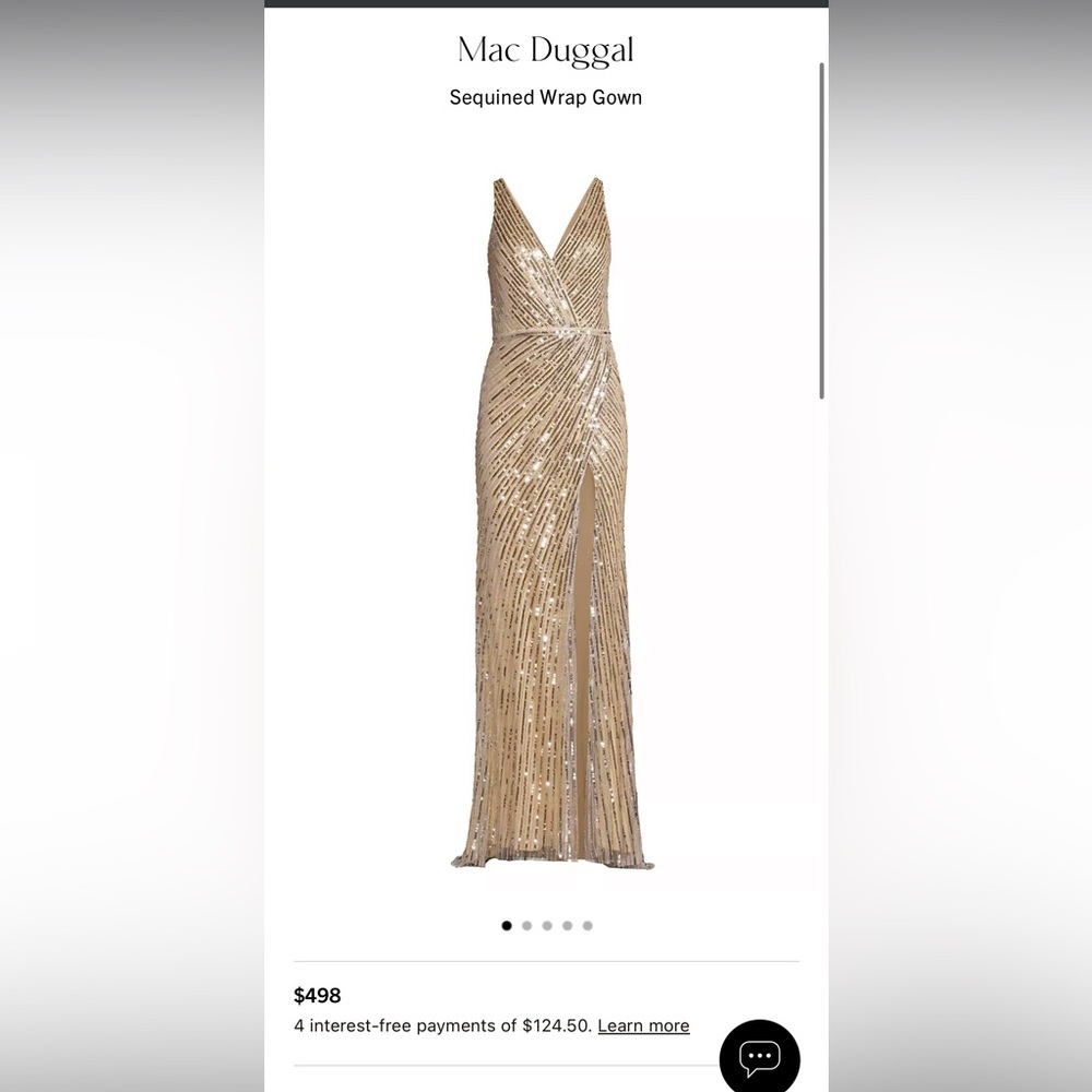 Mac Duggal formal gown